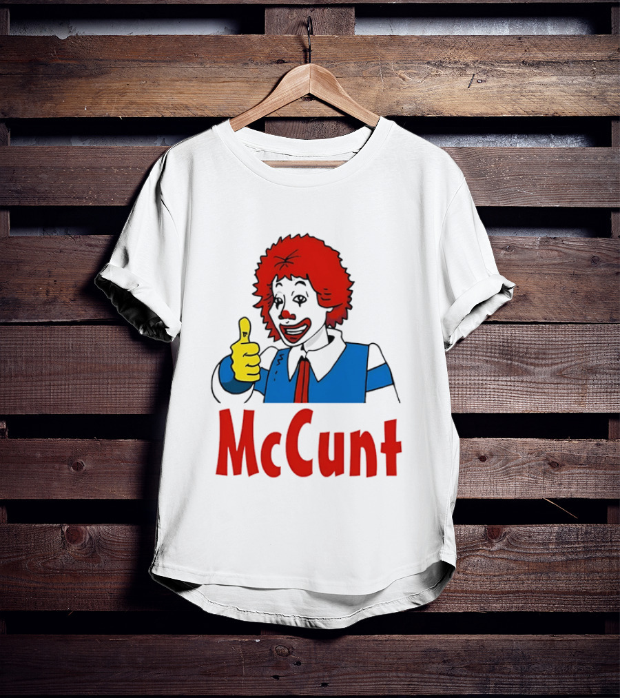 Ronald McDonald McCunt Thumbs Up Red Hair Blue Outfit T-Shirt