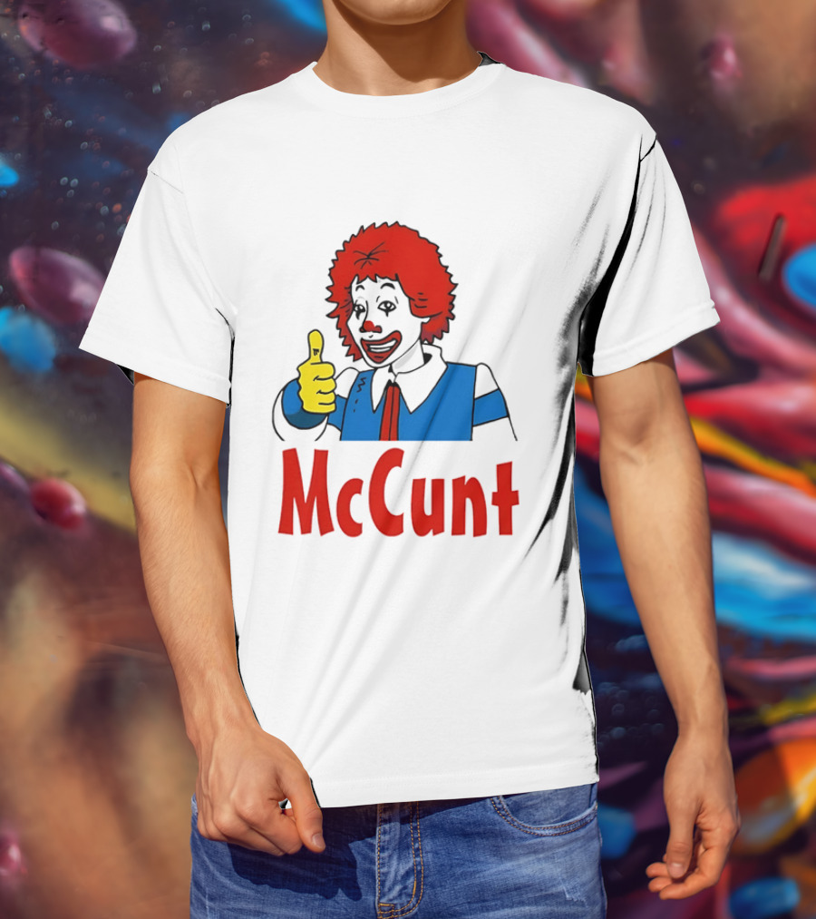 Ronald McDonald McCunt Thumbs Up Red Hair Blue Outfit T-Shirt