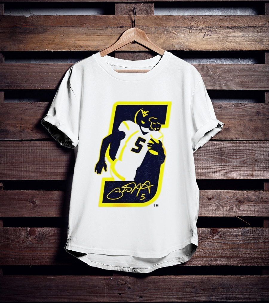 Thank You Pat White 5 West Virginia Mountaineers Retirement 84 T-Shirt
