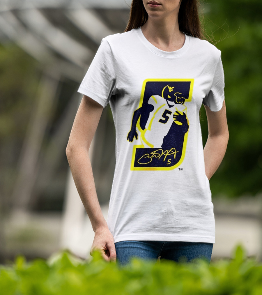 Thank You Pat White 5 West Virginia Mountaineers Retirement 84 T-Shirt