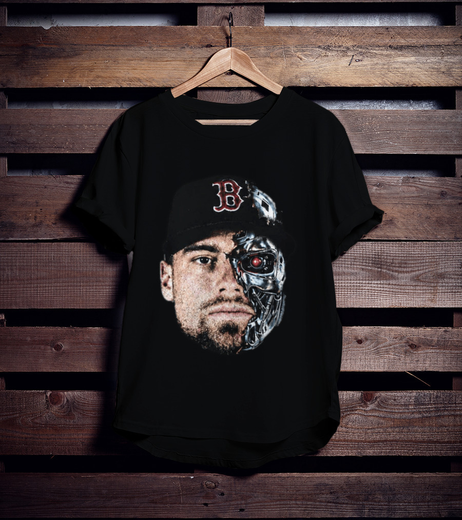 Caleb Durbin Terminator Face Boston Cap Robo Fusion T-Shirt