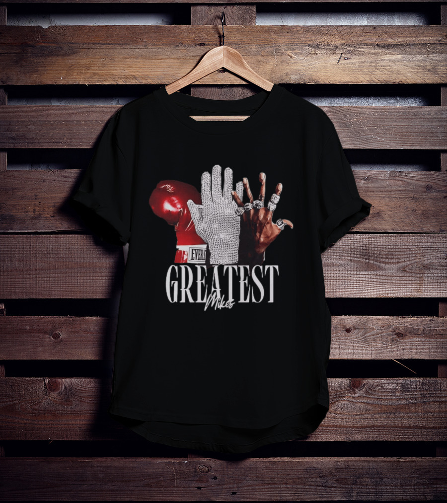 Greatest Mikes Glove Rhinestone Boxing Rings T-Shirt