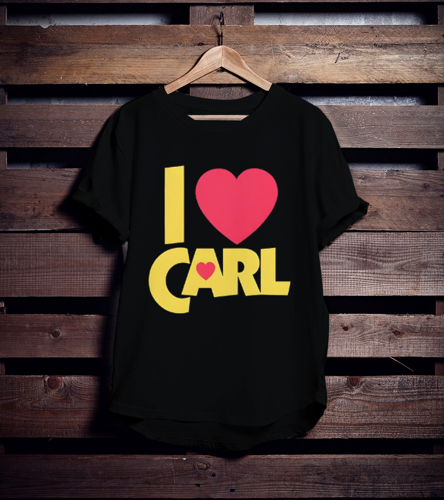 I Love Carl Heart Dungeon Crawler T-Shirt
