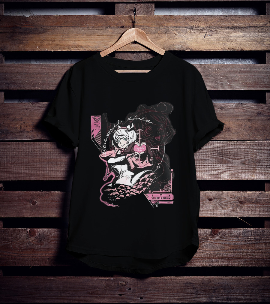 Elphelt Valentine Anime Girl Magical Heart Gesture Eternal Love T-Shirt