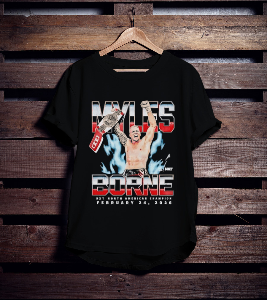 Myles Borne NXT North American Champion February 24 2026 T-Shirt