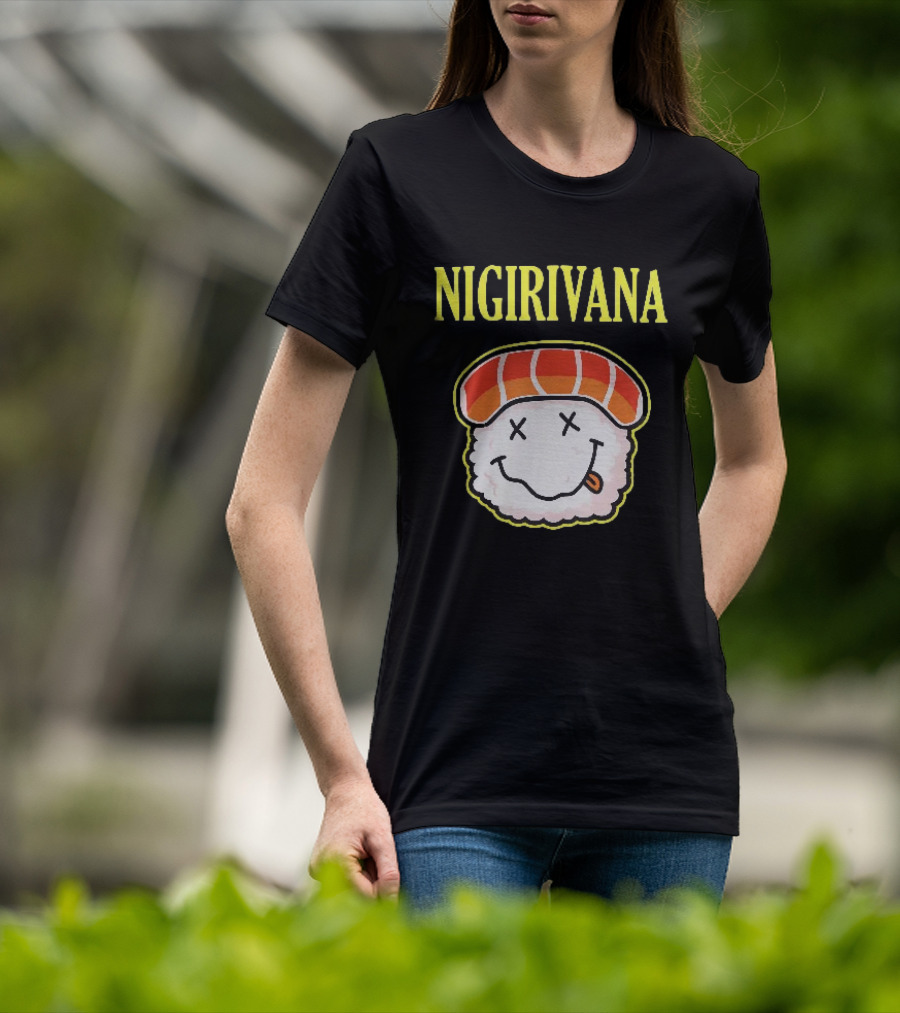 Nigirivana Sushi Nigiri Smile Face T-Shirt