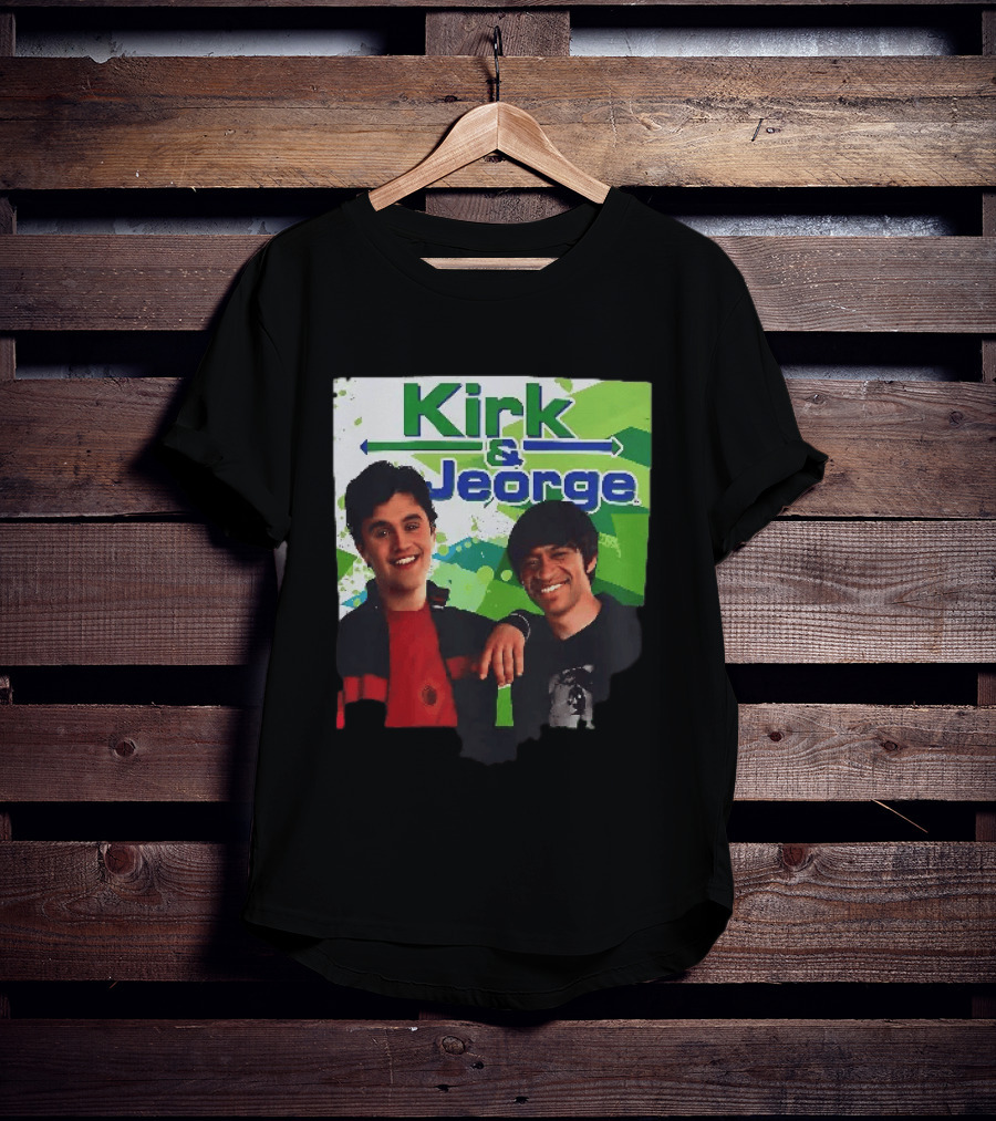 Kirk & Jeorge Drake & Josh TV Show Inspired Green T-Shirt