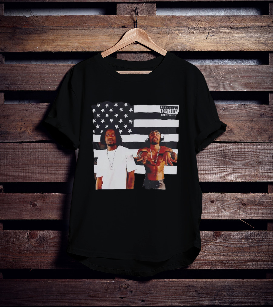 OutKirk Kirk X Floyd American Flag Explicit Content T-Shirt