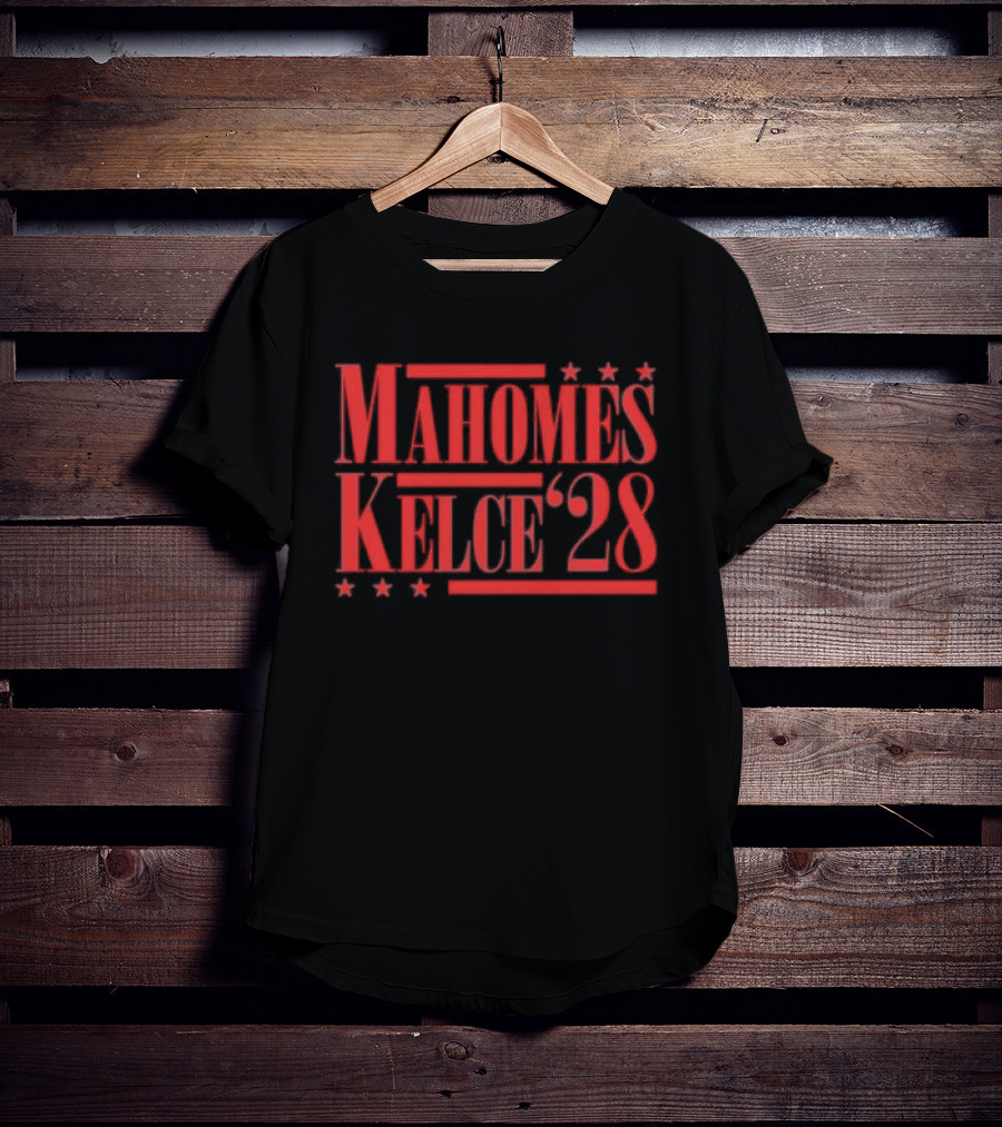 Patrick Mahomes & Travis Kelce Kansas City 2028 Campaign T-Shirt