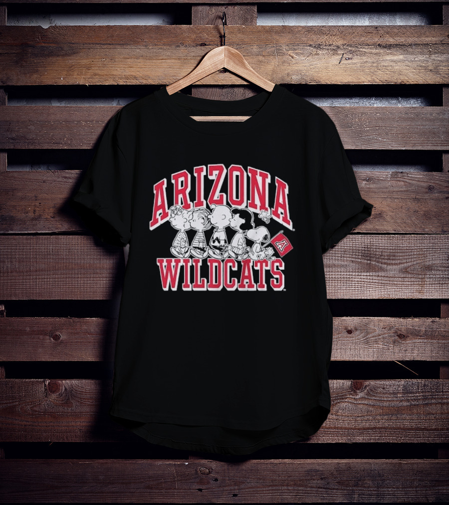 Peanuts Arizona Wildcats The Gang Collaboration T-Shirt