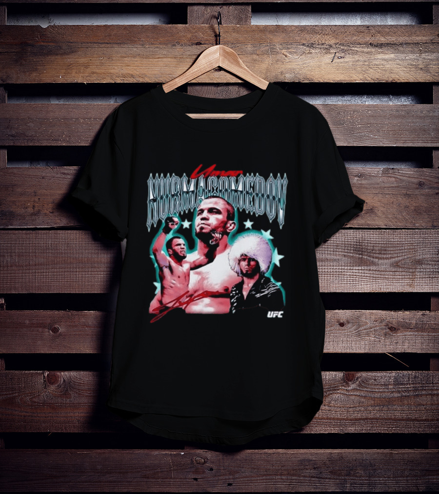 Umar Nurmagomedov UFC Trio Stars Signature T-Shirt