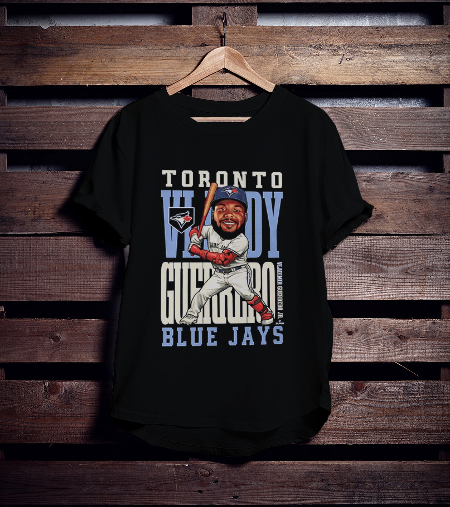 Vladimir Guerrero Jr. Toronto Blue Jays Baseball 2026 Caricature TORONTO V LADY GUERRERO BLUE JAYS T-Shirt