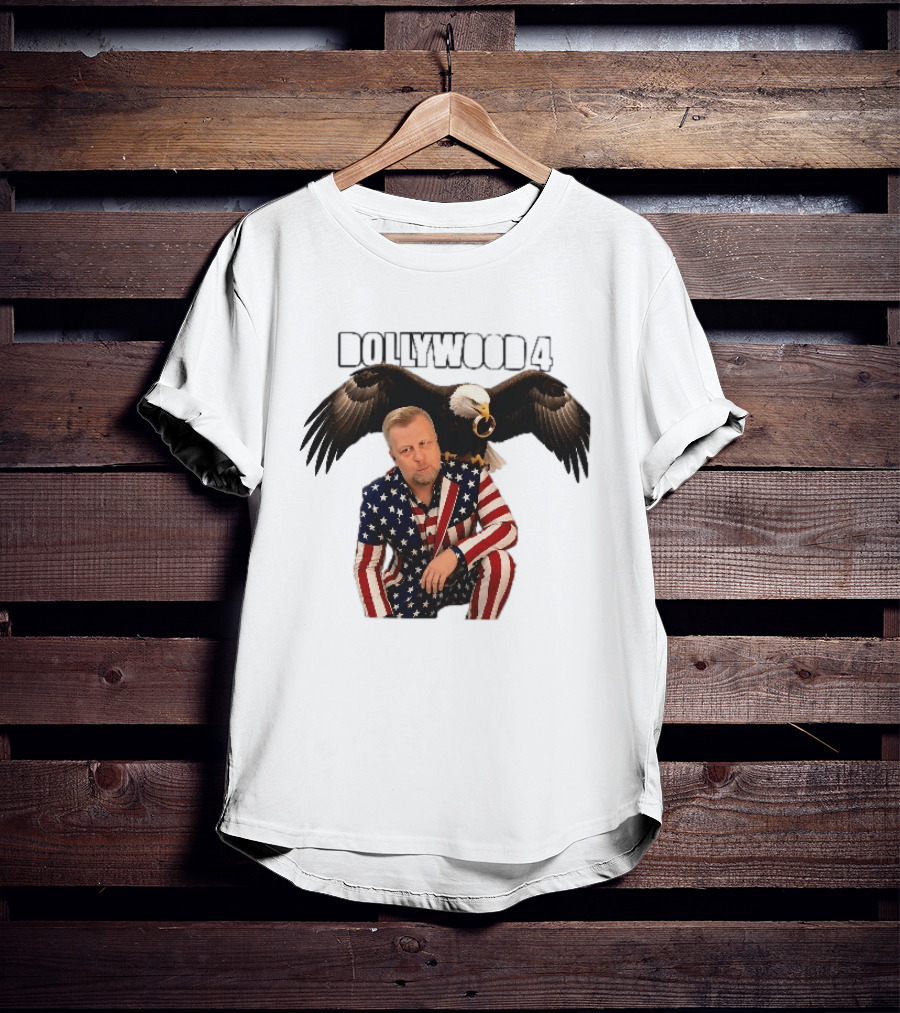 Dollywood 4 American Flag Suit Bald Eagle Ring T-Shirt