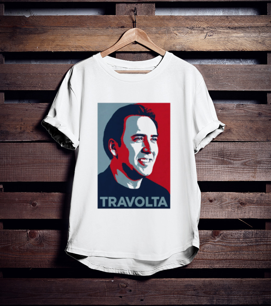 Nicolas Cage Travolta Hope Face Off Image T-Shirt