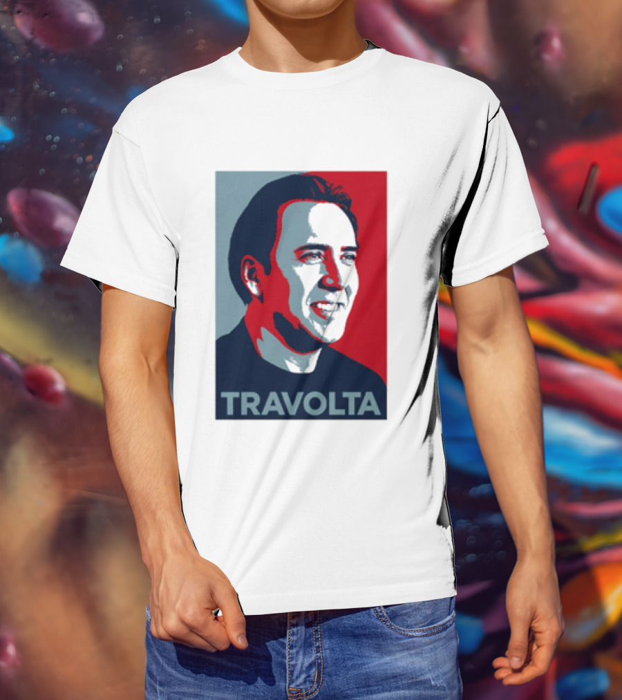Nicolas Cage Travolta Hope Face Off Image T-Shirt