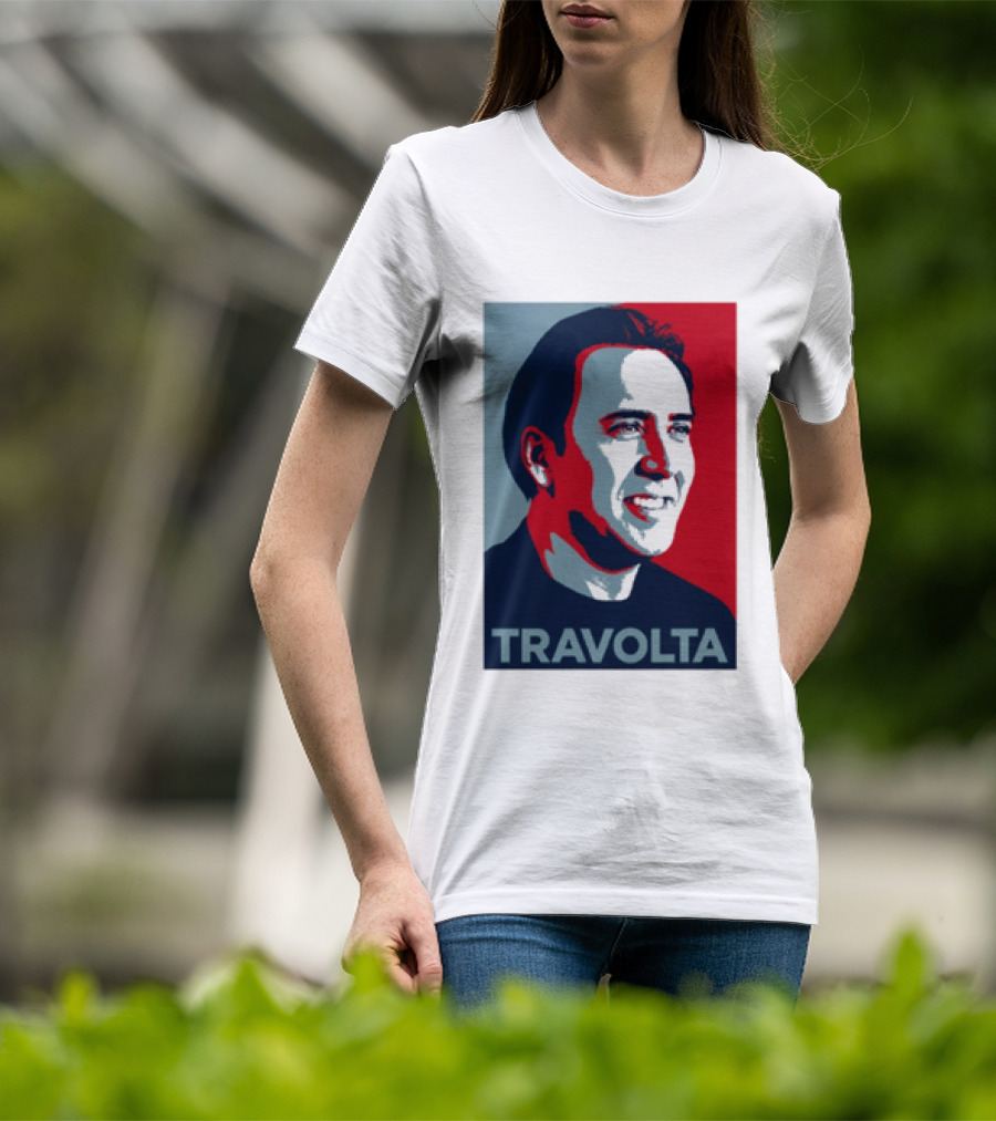 Nicolas Cage Travolta Hope Face Off Image T-Shirt