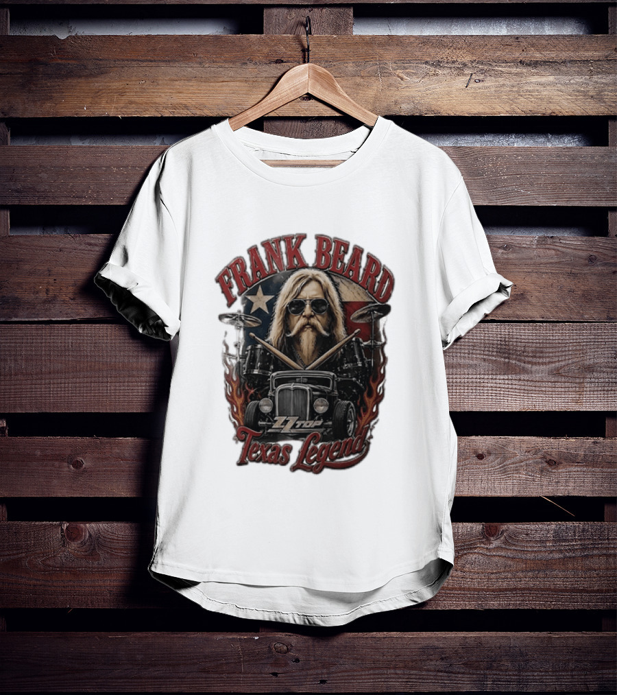 Frank Beard ZZ Top Texas Legend T-Shirt