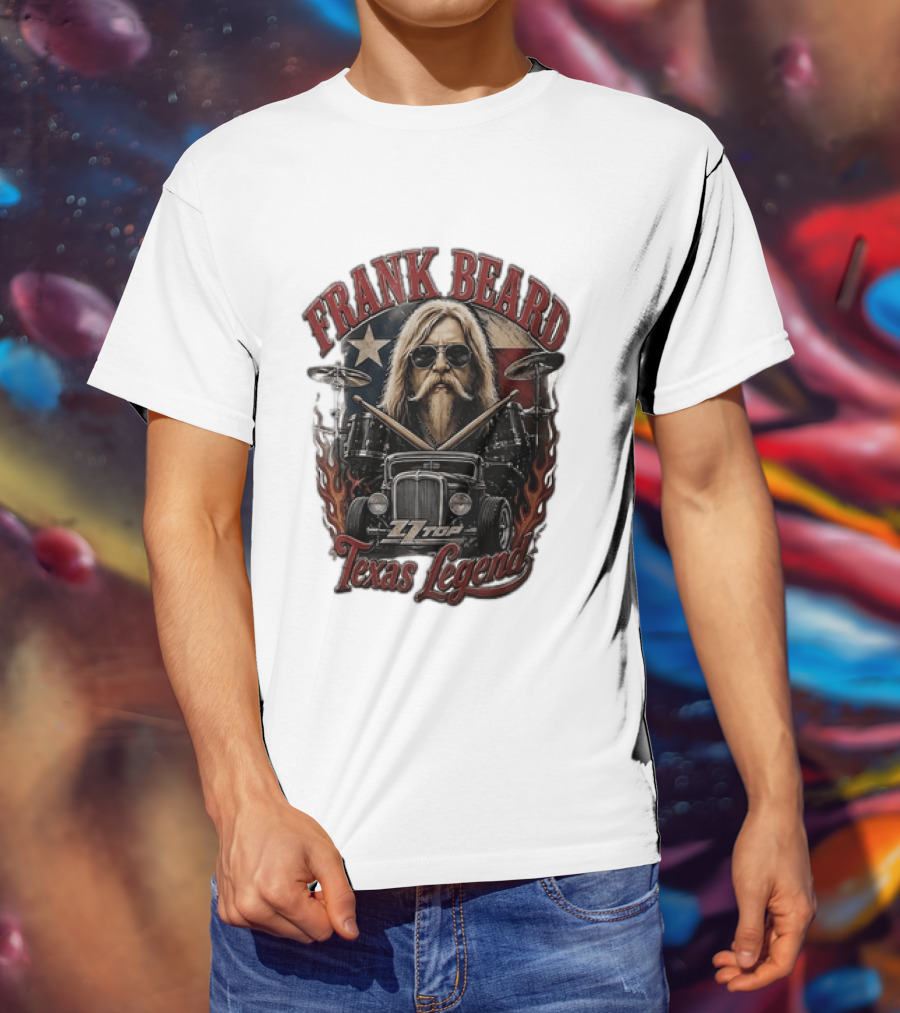 Frank Beard ZZ Top Texas Legend T-Shirt