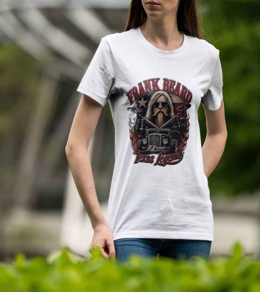 Frank Beard ZZ Top Texas Legend T-Shirt