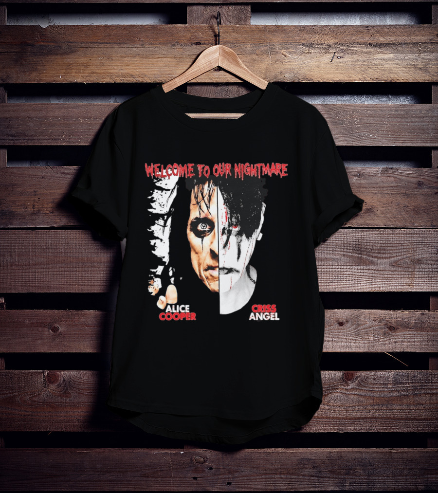 Welcome To Our Nightmare Alice Cooper Criss Angel Collaboration T-Shirt