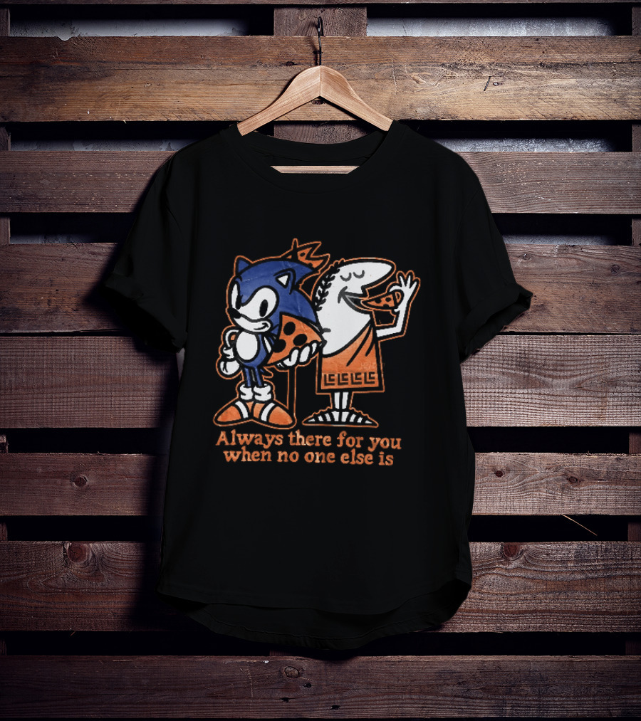 Sonic And Snoopy Always There For You When No One Else Is T-Shirt