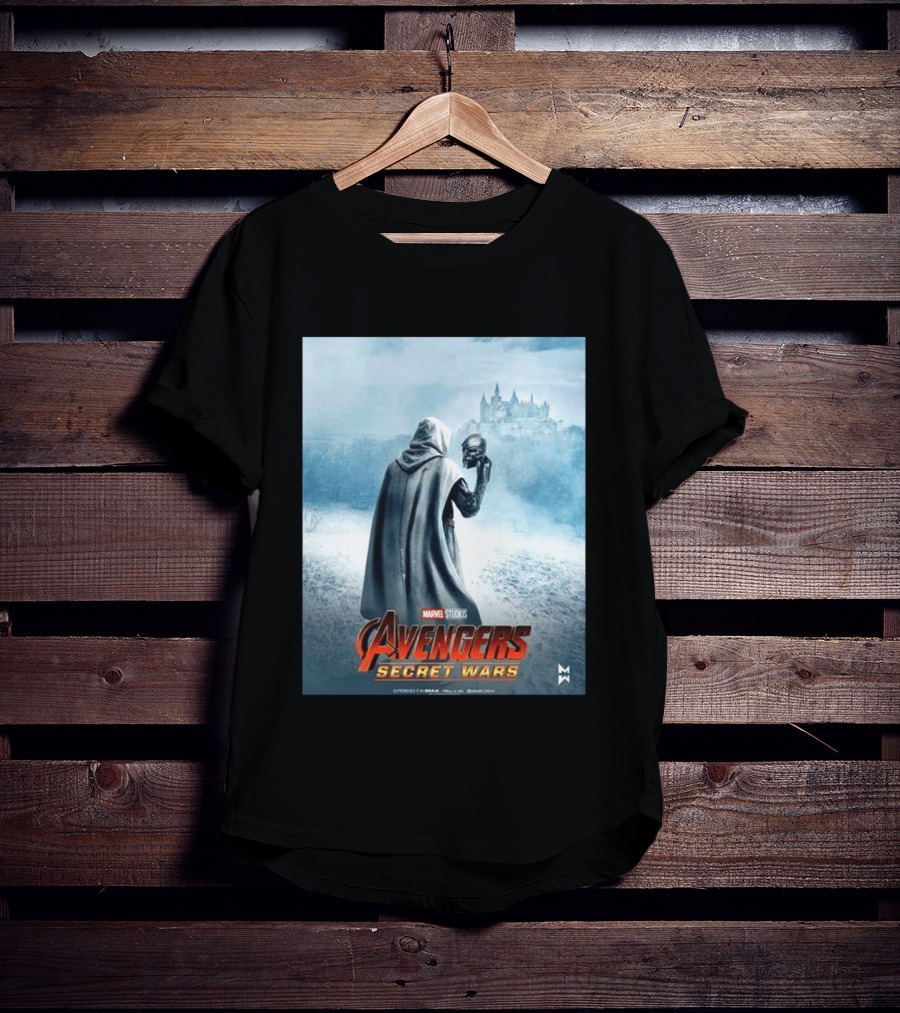Marvel Studios Avengers Secret Wars Doctor Doom Hooded Villain Castle T-Shirt