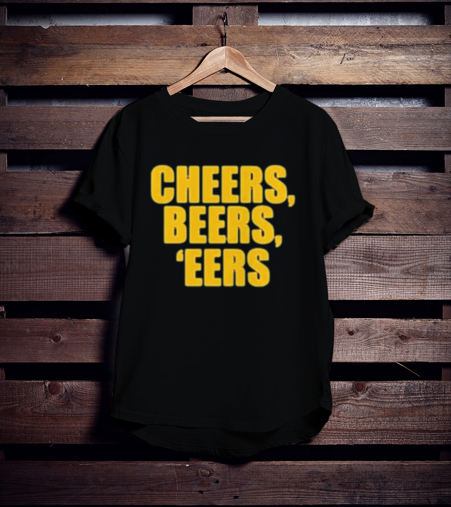 Cheers Beers 'Eers West Virginia Mountaineers NCAA Tailgate Party T-Shirt