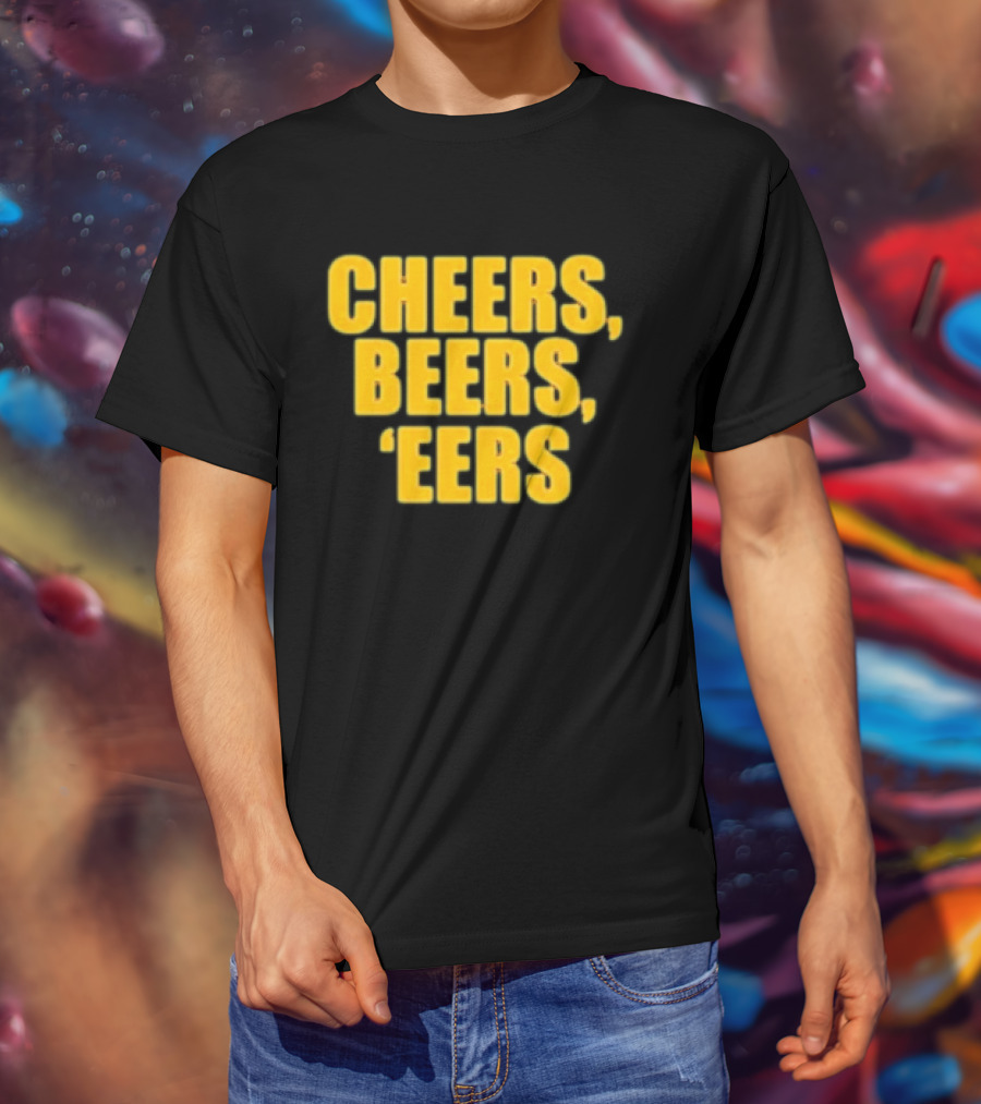 Cheers Beers 'Eers West Virginia Mountaineers NCAA Tailgate Party T-Shirt
