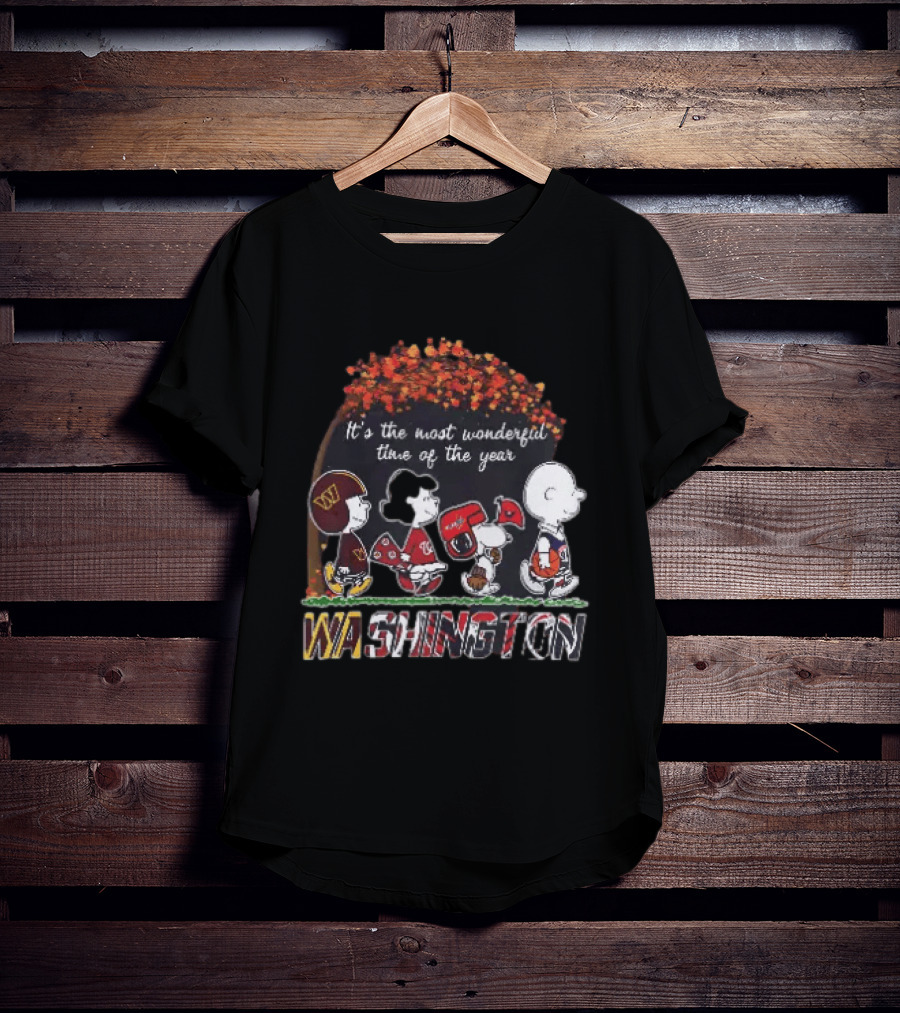 It’s The Most Wonderful Time Of The Year Washington Peanuts T-Shirt