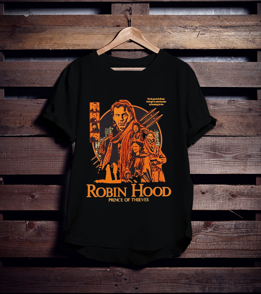 Robin Hood Prince Of Thieves Adventure Team Movie Characters T-Shirt