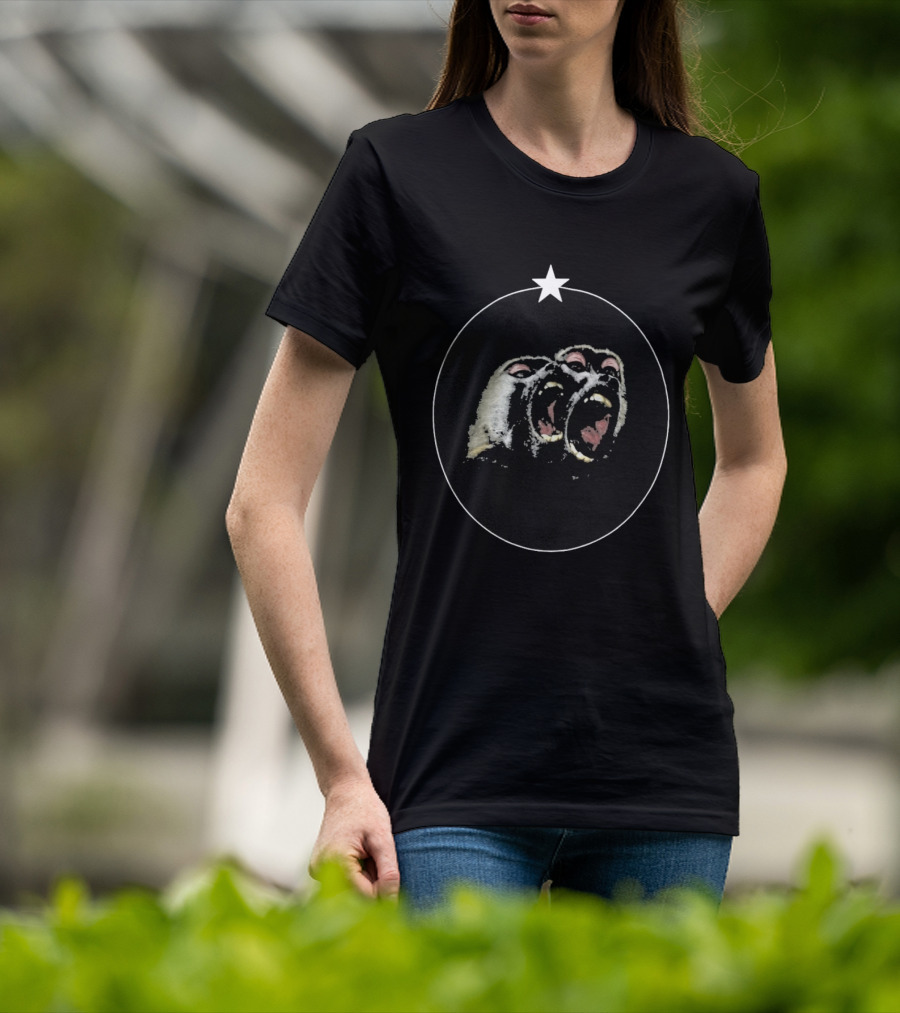 Vernon SEVENTEEN Givenchy Monkey Graphic With Star T-Shirt