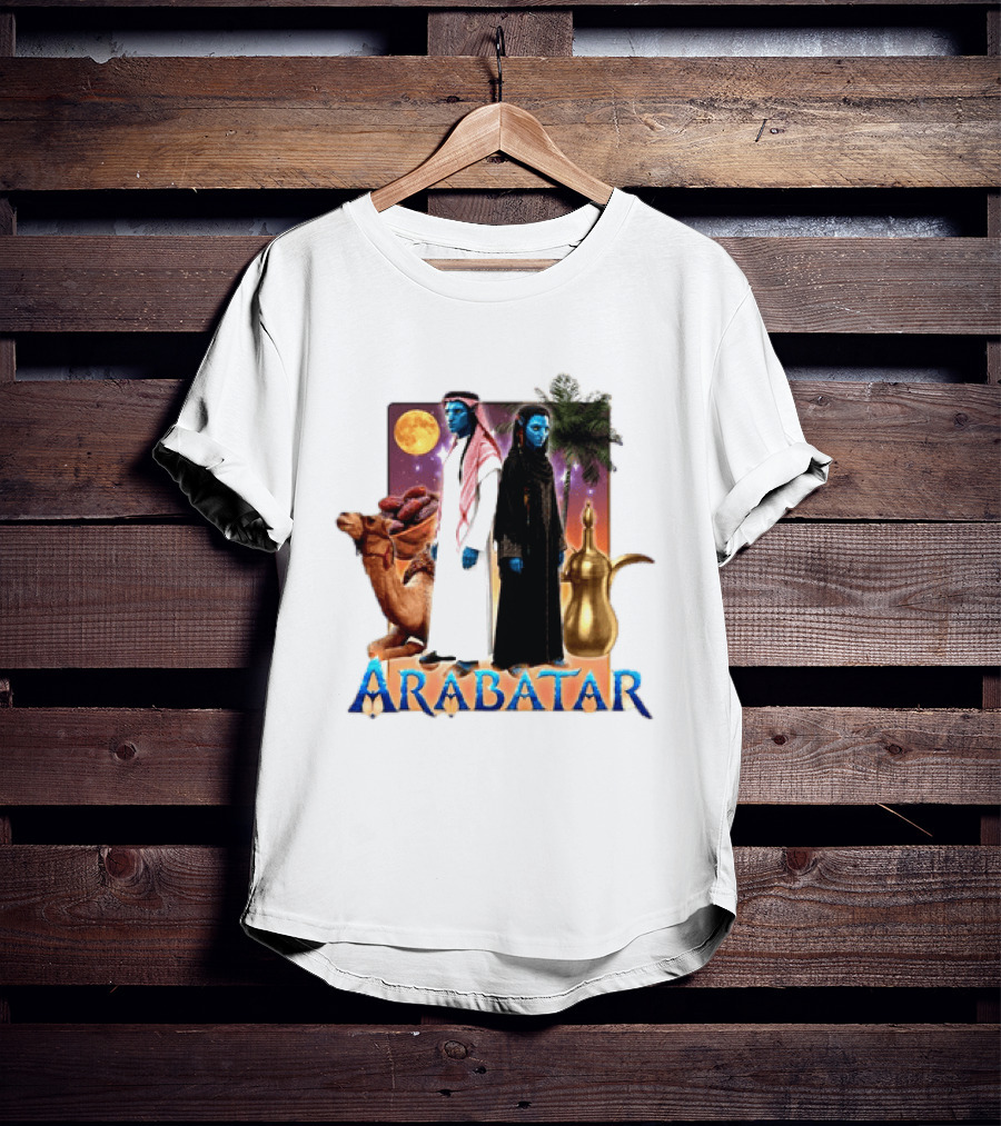 ARABATAR Fantasy Characters With Camel Dates Kettle Palm Moon T-Shirt