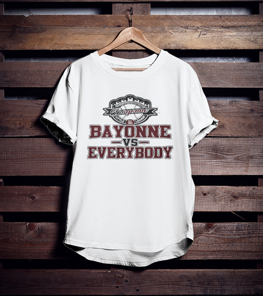 Bayonne Little League Vs Everybody Established 1951 T-Shirt