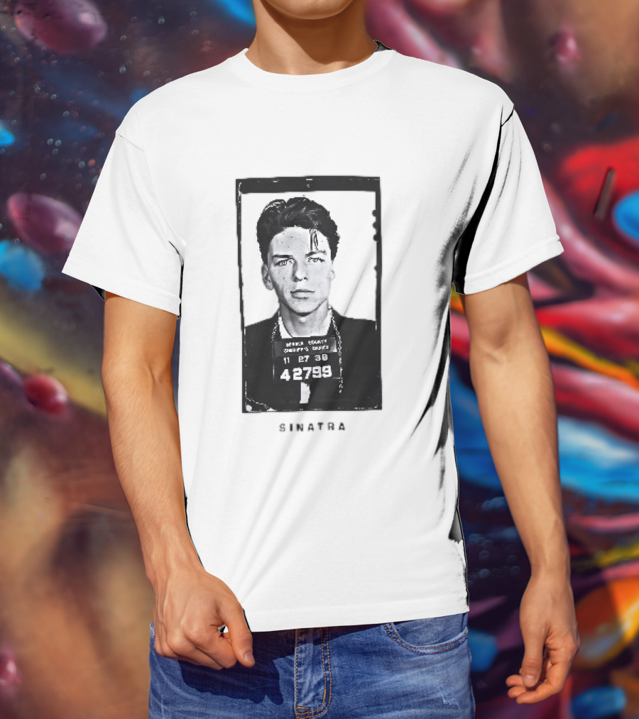Bergen County Sheriffs Office 11 27 38 42799 Sinatra Shot T-Shirt