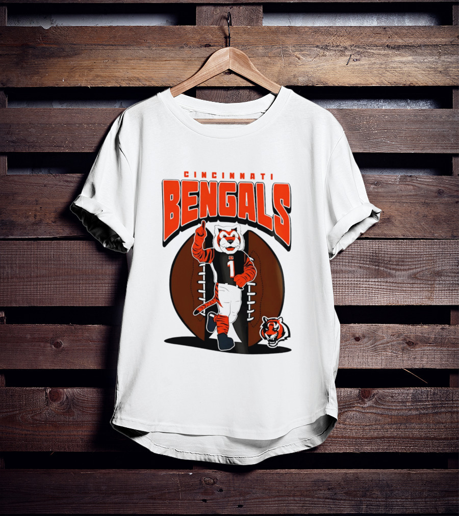 Cincinnati Bengals Tiger Mascot Football Fan Mania 2026 T-Shirt