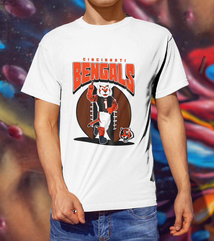 Cincinnati Bengals Tiger Mascot Football Fan Mania 2026 T-Shirt