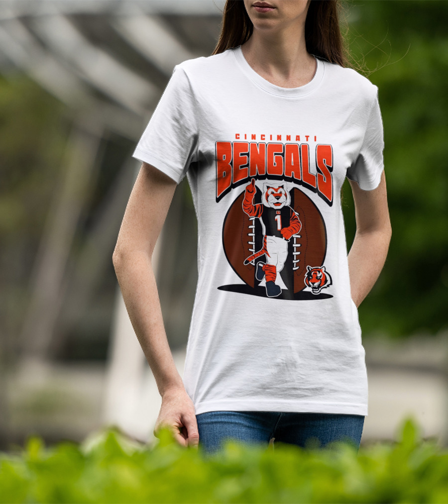 Cincinnati Bengals Tiger Mascot Football Fan Mania 2026 T-Shirt