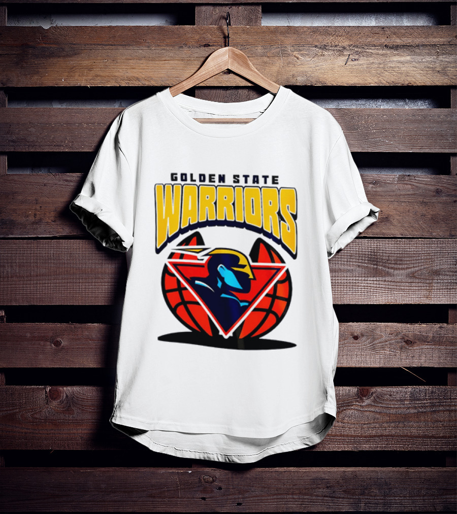 Golden State Warriors NBA 2026 Mania Retro Logo Basketball T-Shirt