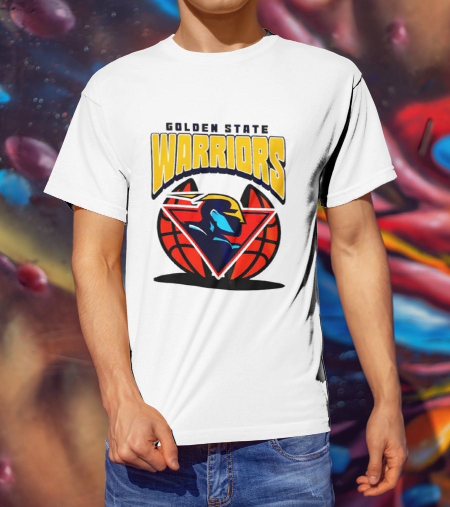 Golden State Warriors NBA 2026 Mania Retro Logo Basketball T-Shirt