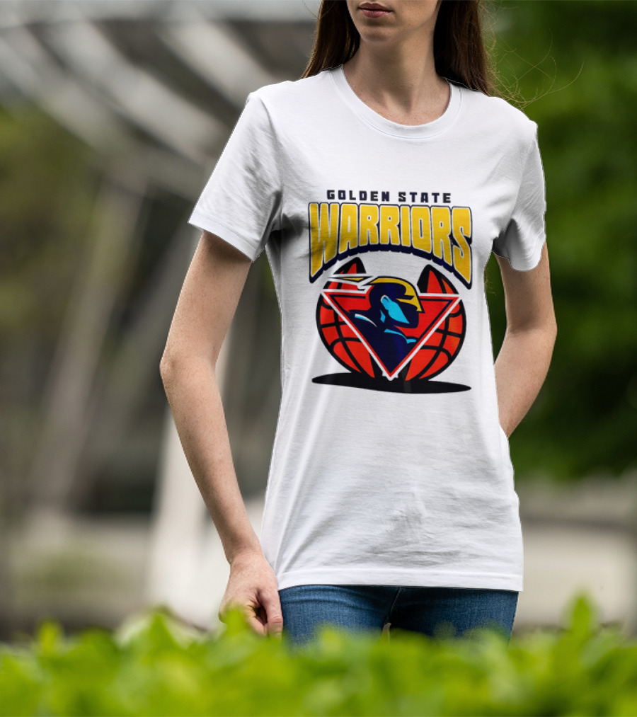 Golden State Warriors NBA 2026 Mania Retro Logo Basketball T-Shirt