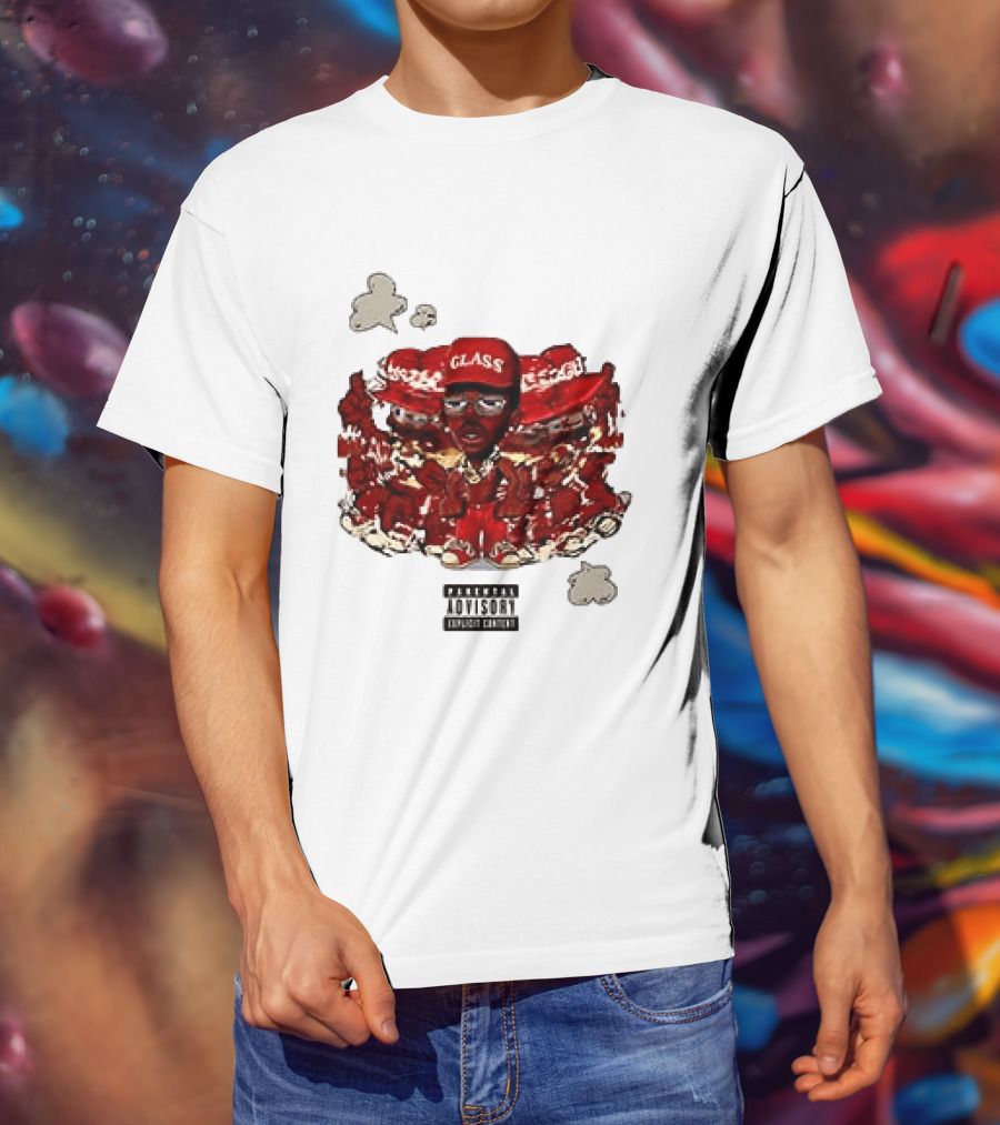 Parental Advisory Explicit Content Tyler The Creator Glass Red Hat T-Shirt