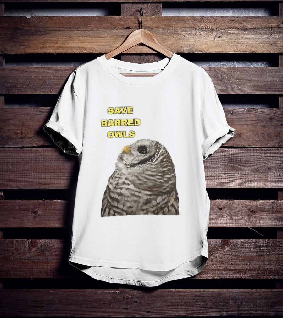 Save Barred Owls Barred Owl Conservation Appeal T-Shirt
