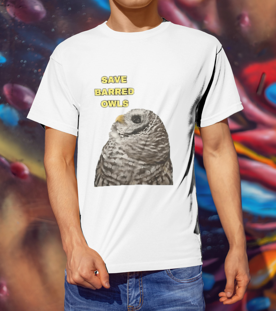 Save Barred Owls Barred Owl Conservation Appeal T-Shirt