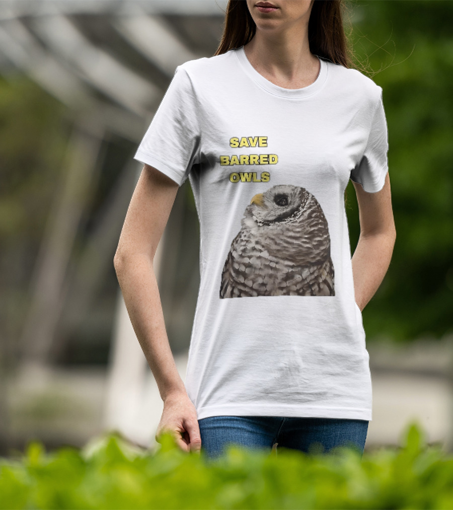 Save Barred Owls Barred Owl Conservation Appeal T-Shirt