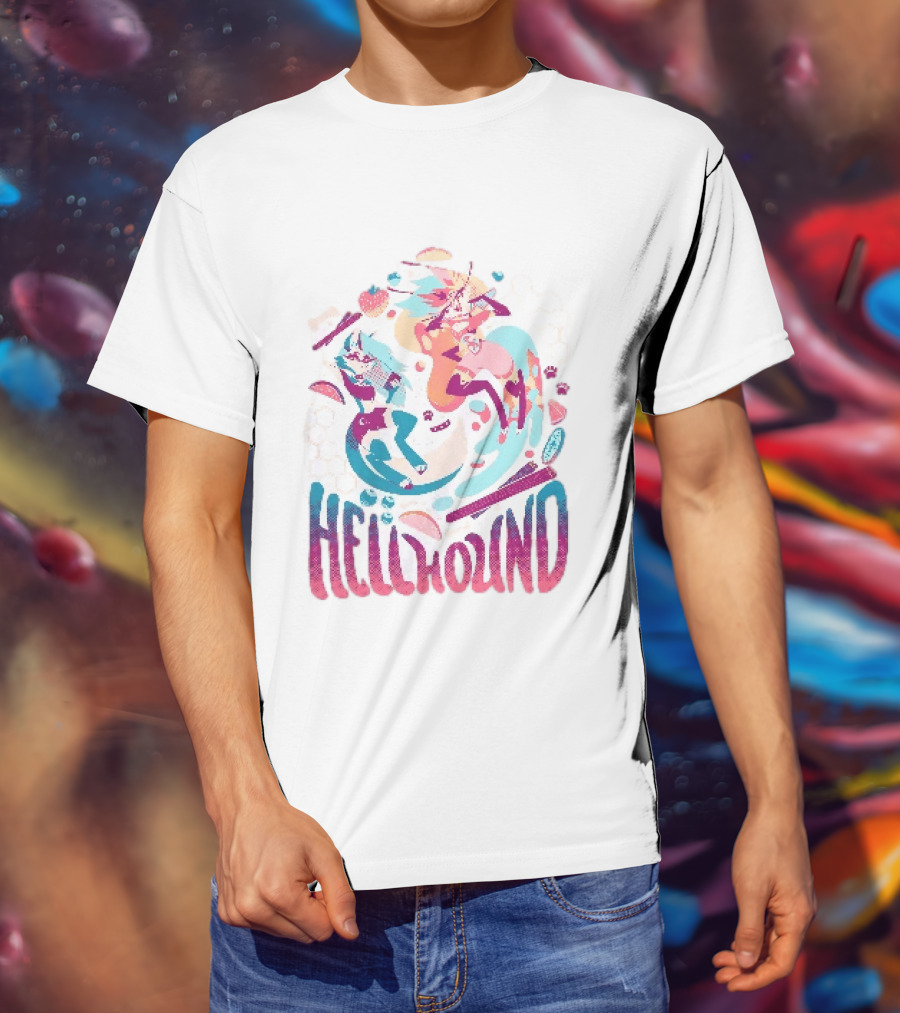 Spindlehorse Hellhound Colorful Dynamic Characters T-Shirt