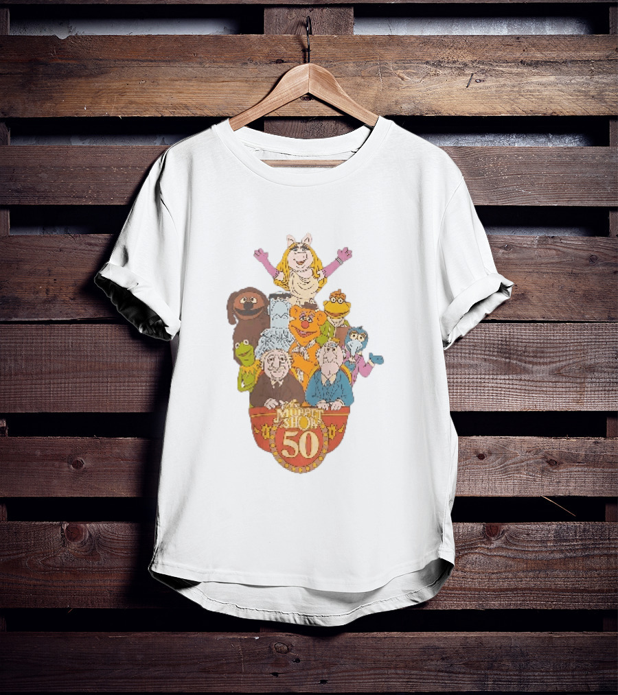 The Muppet Show Anniversary 50 Iconic Characters Celebration T-Shirt