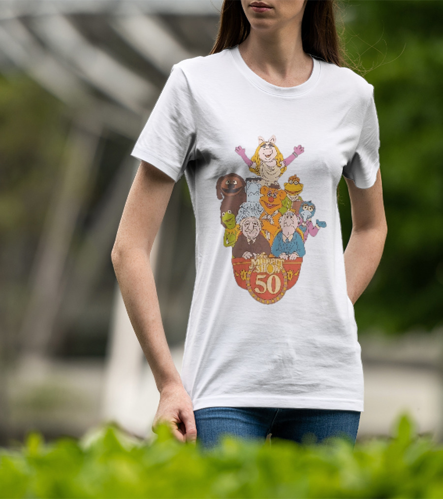 The Muppet Show Anniversary 50 Iconic Characters Celebration T-Shirt