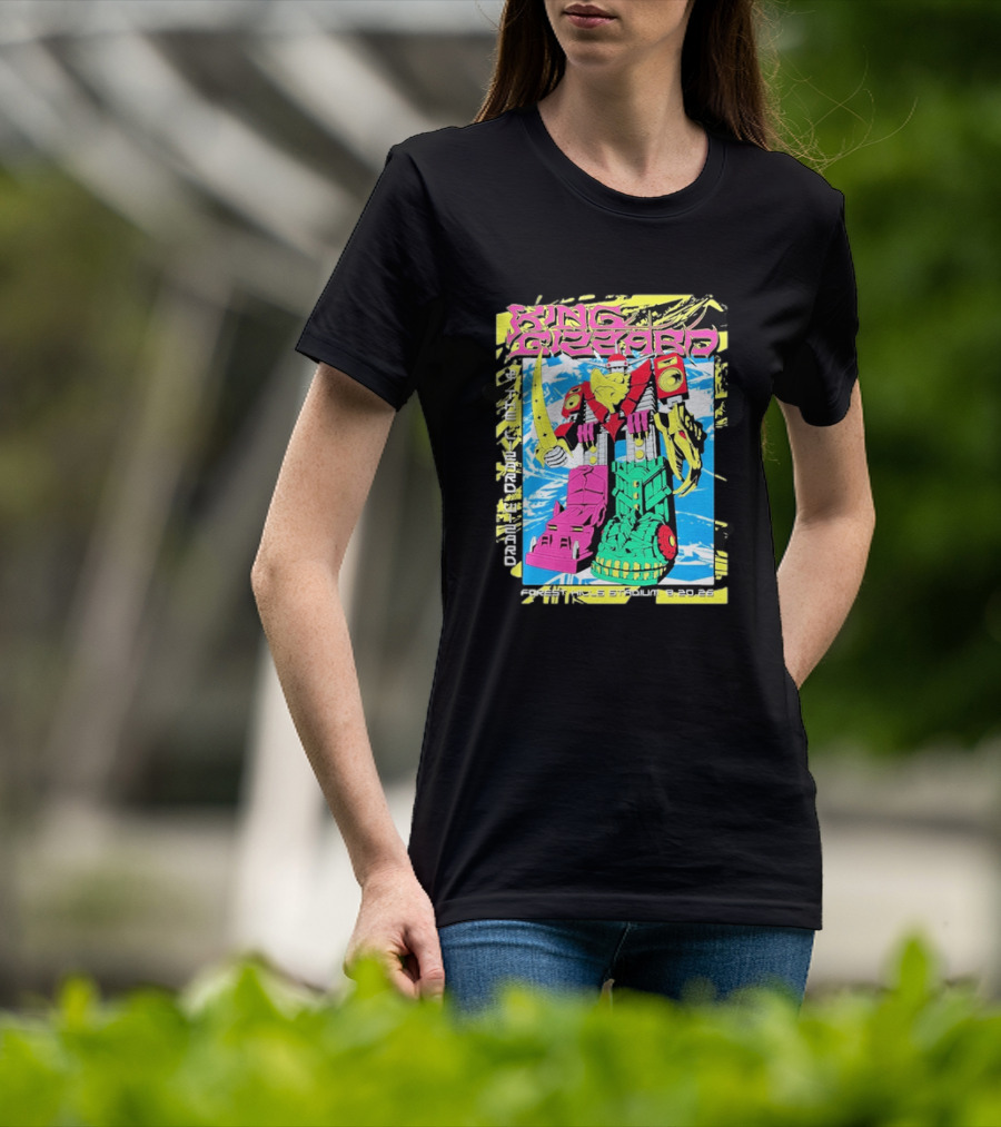 King Gizzard And The Lizard Wizard Queens New York 2026 Forest Hills Stadium August 20 Robot T-Shirt