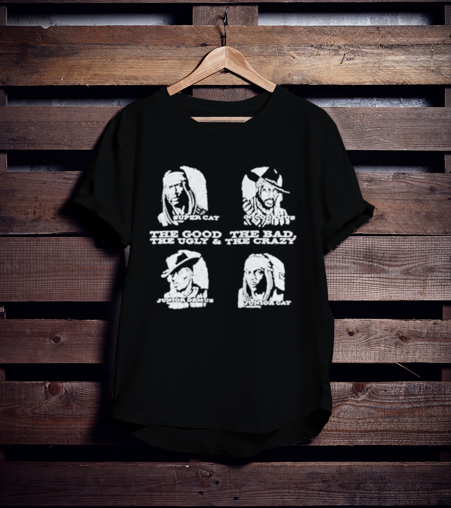 The Good The Bad The Ugly And The Crazy Super Cat Nicodemus Cowboy Wild West Cats T-Shirt