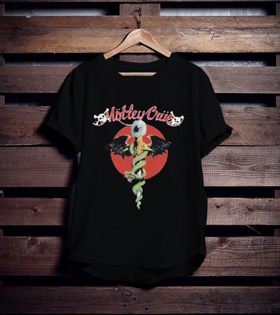 Motley Crue Dr. Feelgood Medical Caduceus Bat Logo Toddler 2026 T-Shirt